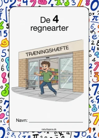 Illustration til undervisningsforløbet om De fire regnearter